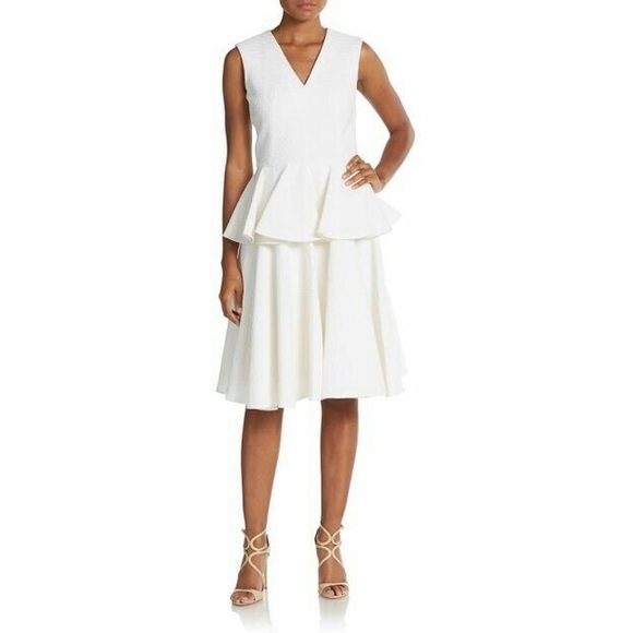 Vintage ALEXANDER MCQUEEN Peplum Dress Size 42 - Picture 5 of 14